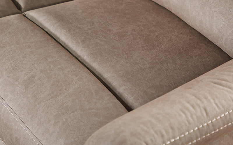 Gio Mushroom Manual Reclining Sofa and Loveseat Set