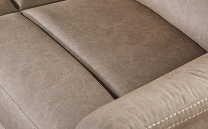 Gio Mushroom Manual Reclining Sofa and Loveseat Set