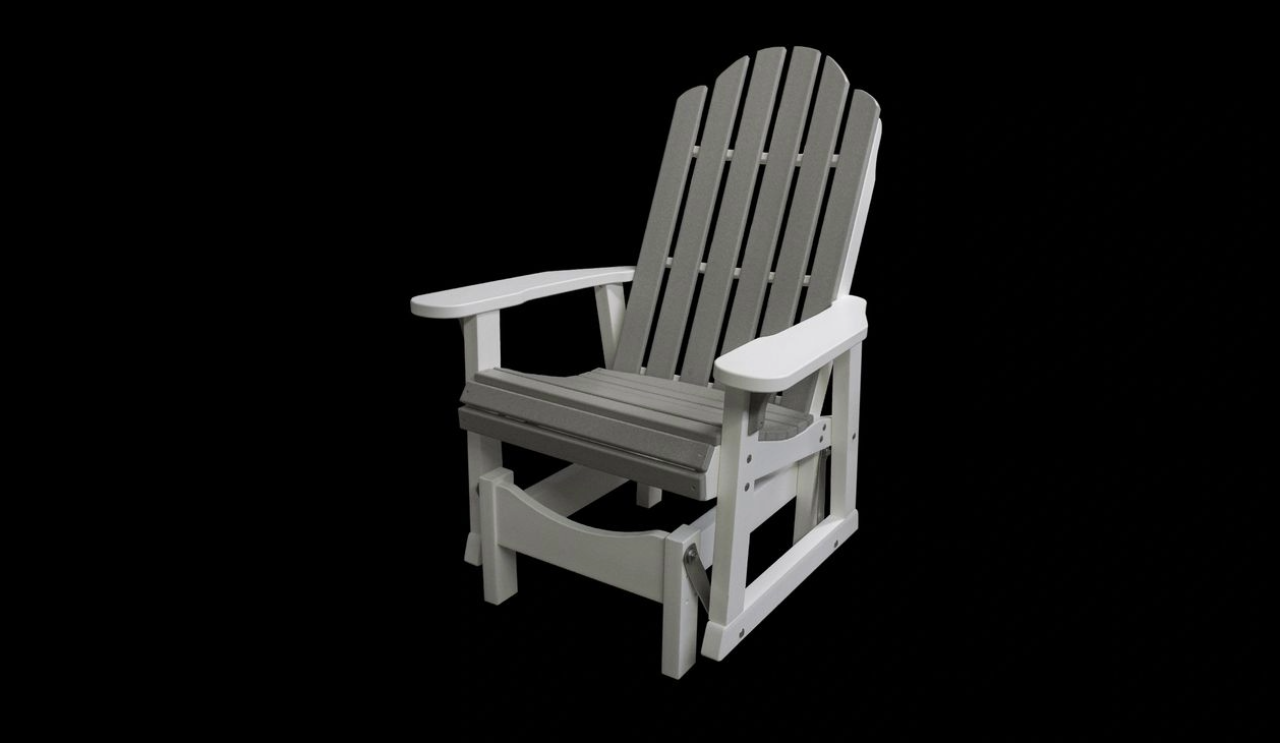 Glider HDPE Outdoor Patio Set