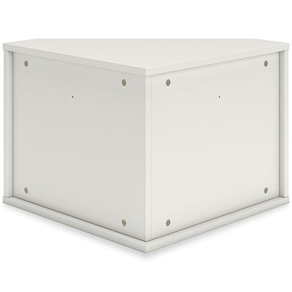 Grannen White Home Office Corner Bookcase