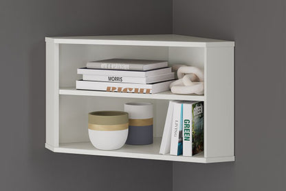 Grannen White Home Office Corner Bookcase