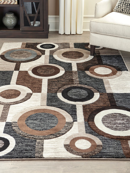 Guintte Multi-color Designer Rug