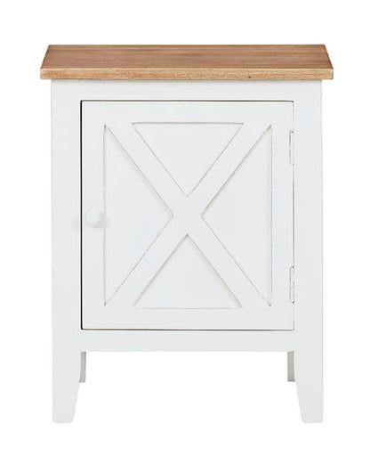 Gylesburg White and Brown Accent Cabinet