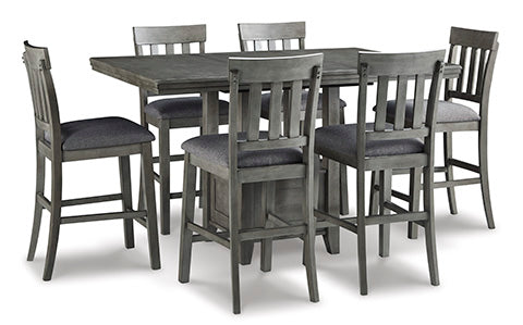 Hallanden 7-pc Counter Height Dining Set