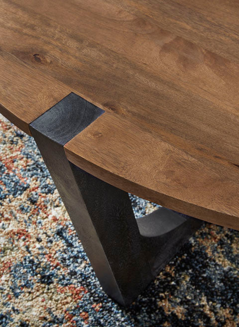 Hanneforth Brown Coffee Table