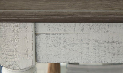 Havalance White Gray Lift-Top Coffee Table