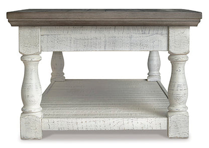 Havalance White Gray Lift-Top Coffee Table
