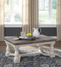 Havalance Gray and White Coffee Table