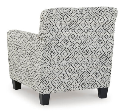 Hayesdale Black & Cream Accent Chair