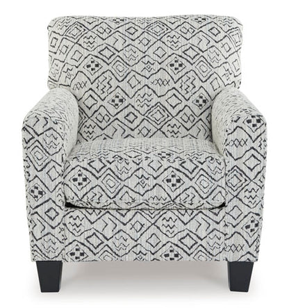 Hayesdale Black & Cream Accent Chair
