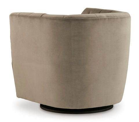 Hayesler Cocoa Swivel Accent Chair