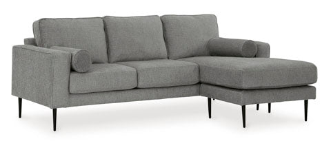 Hazela Charcoal Sofa Chaise