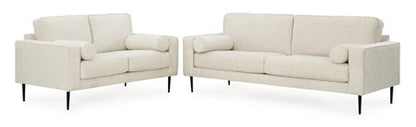 Hazela Sandstone Sofa and Loveseat Set