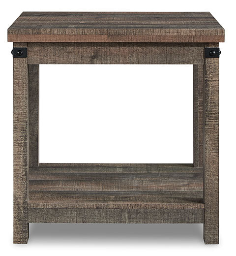 Hollum Rustic Brown End Table