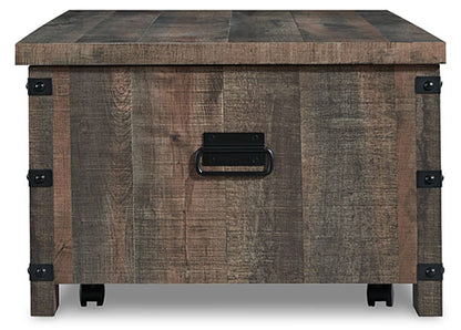 Hollum Rustic Brown Lift-Top Coffee Table