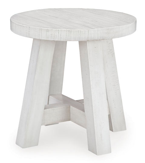 Jallison Off White End Table