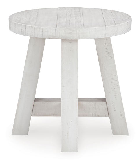 Jallison Off White End Table