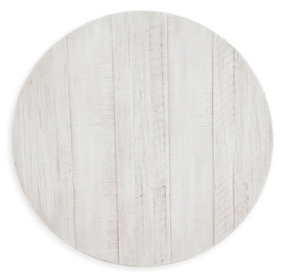 Jallison Off White End Table
