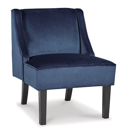 Janesley Navy Blue Accent Chair