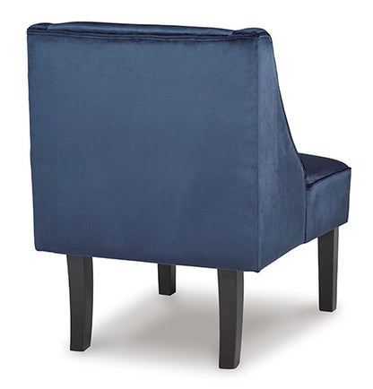 Janesley Navy Blue Accent Chair
