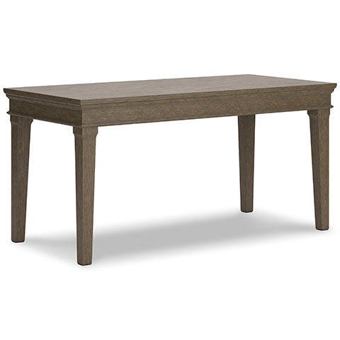 Janismore Weathered Gray Home Office Desk