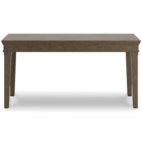 Janismore Weathered Gray Home Office Desk