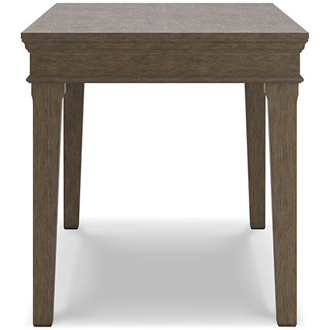 Janismore Weathered Gray Home Office Desk