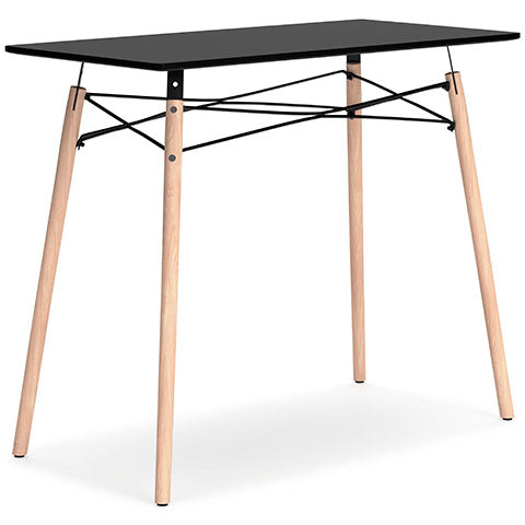 Jaspeni Black Home Office Desk