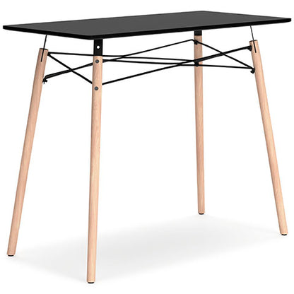 Jaspeni Black Home Office Desk