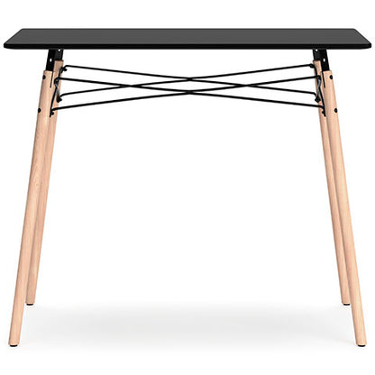 Jaspeni Black Home Office Desk