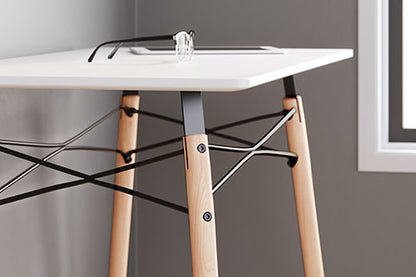 Jaspeni White Home Office Desk