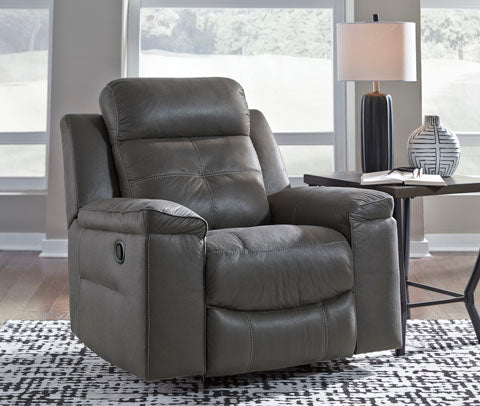 Jesolo Dark Gray Rocker Recliner