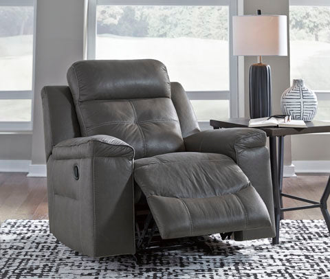 Jesolo Dark Gray Rocker Recliner