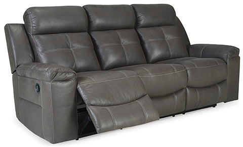 Jesolo Dark Gray Reclining Sofa