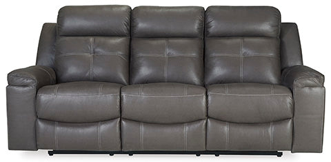 Jesolo Dark Gray Reclining Sofa