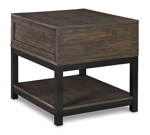 Johurst Grayish Brown End Table