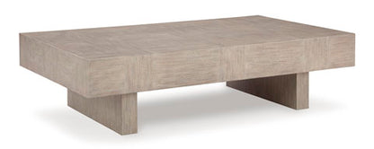 Jorlaina Light Grayish Brown Coffee Table