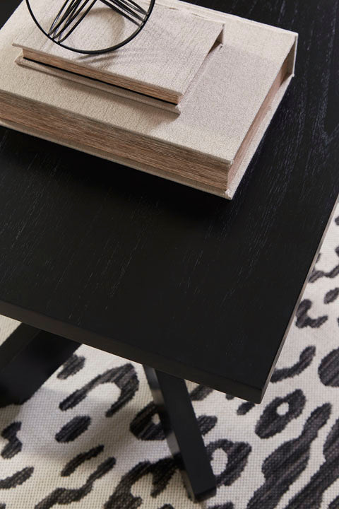 Joshyard Black End Table