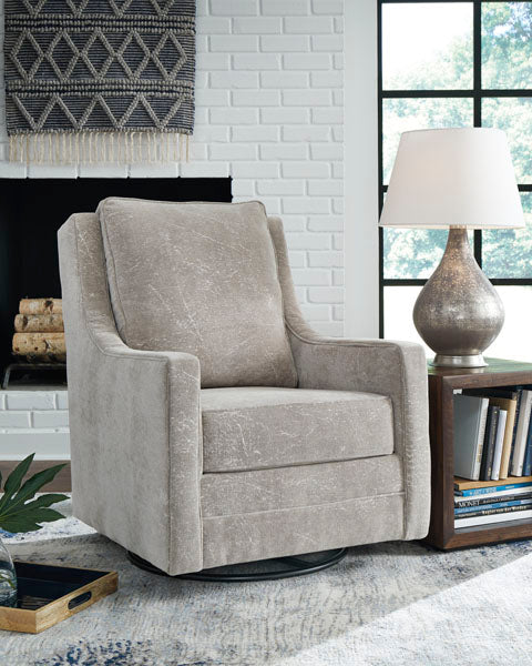 Kambria Pebble Swivel Glider Accent Chair