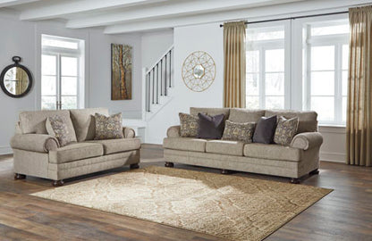 Kananwood Oatmeal Sofa and Loveseat Set