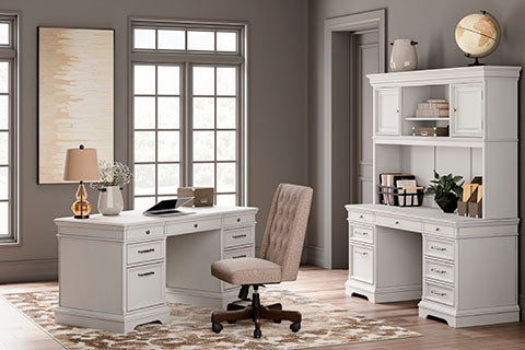 Kanwyn White Home Office Desk