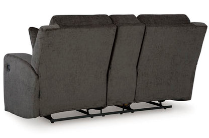 Kanlow Dusk DBL Rec Loveseat w/Console