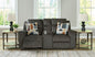 Kanlow Dusk DBL Rec Loveseat w/Console