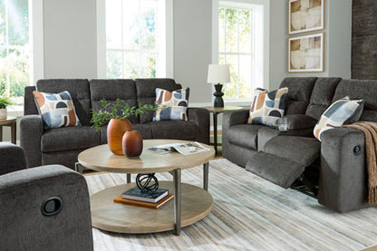Kanlow Dusk DBL Rec Loveseat w/Console