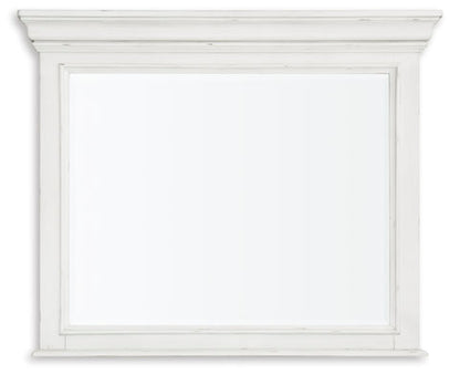 Kanwyn Whitewash Bedroom Mirror