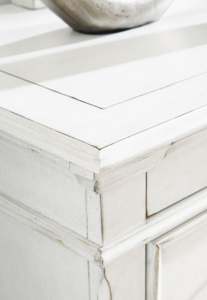 Kanwyn Whitewash Three Drawer Night Stand
