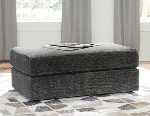 Karinne Smoke Oversized Accent Ottoman