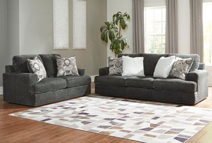Karinne Smoke Sofa and Loveseat Set