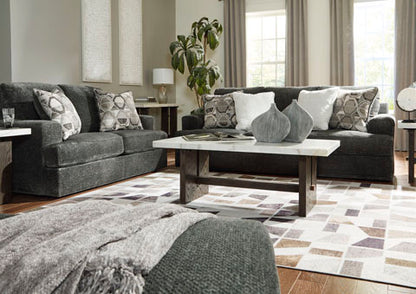 Karinne Smoke Sofa and Loveseat Set