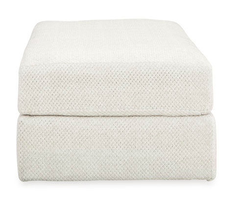 Karinne Linen Oversized Accent Ottoman